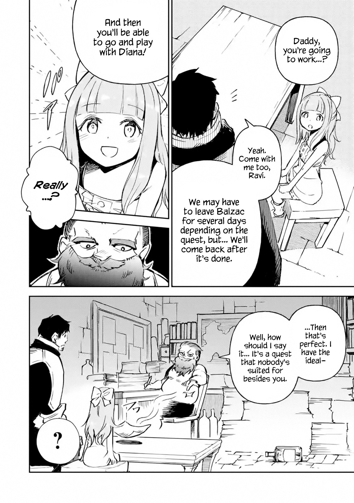 Boukensha License o Hakudatsu Sareta Ossan Dakedo, Manamusume ga Dekita no de Nonbiri Jinsei chapter 13.1 page 25