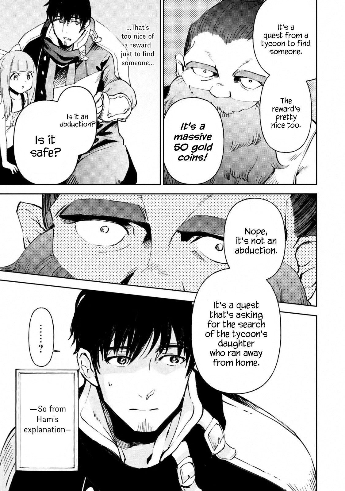 Boukensha License o Hakudatsu Sareta Ossan Dakedo, Manamusume ga Dekita no de Nonbiri Jinsei chapter 13.2 page 16