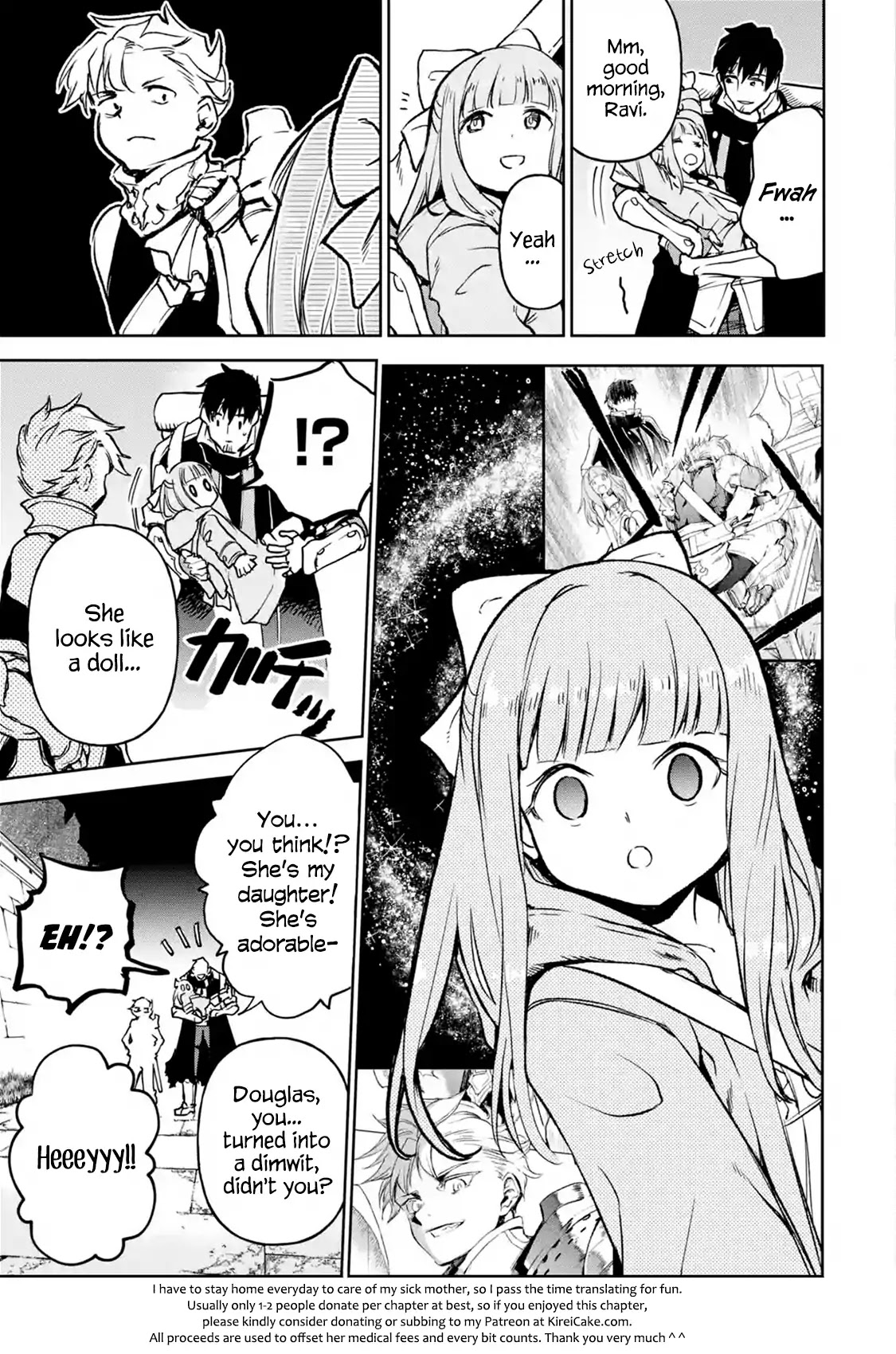 Boukensha License o Hakudatsu Sareta Ossan Dakedo, Manamusume ga Dekita no de Nonbiri Jinsei chapter 14.1 page 11