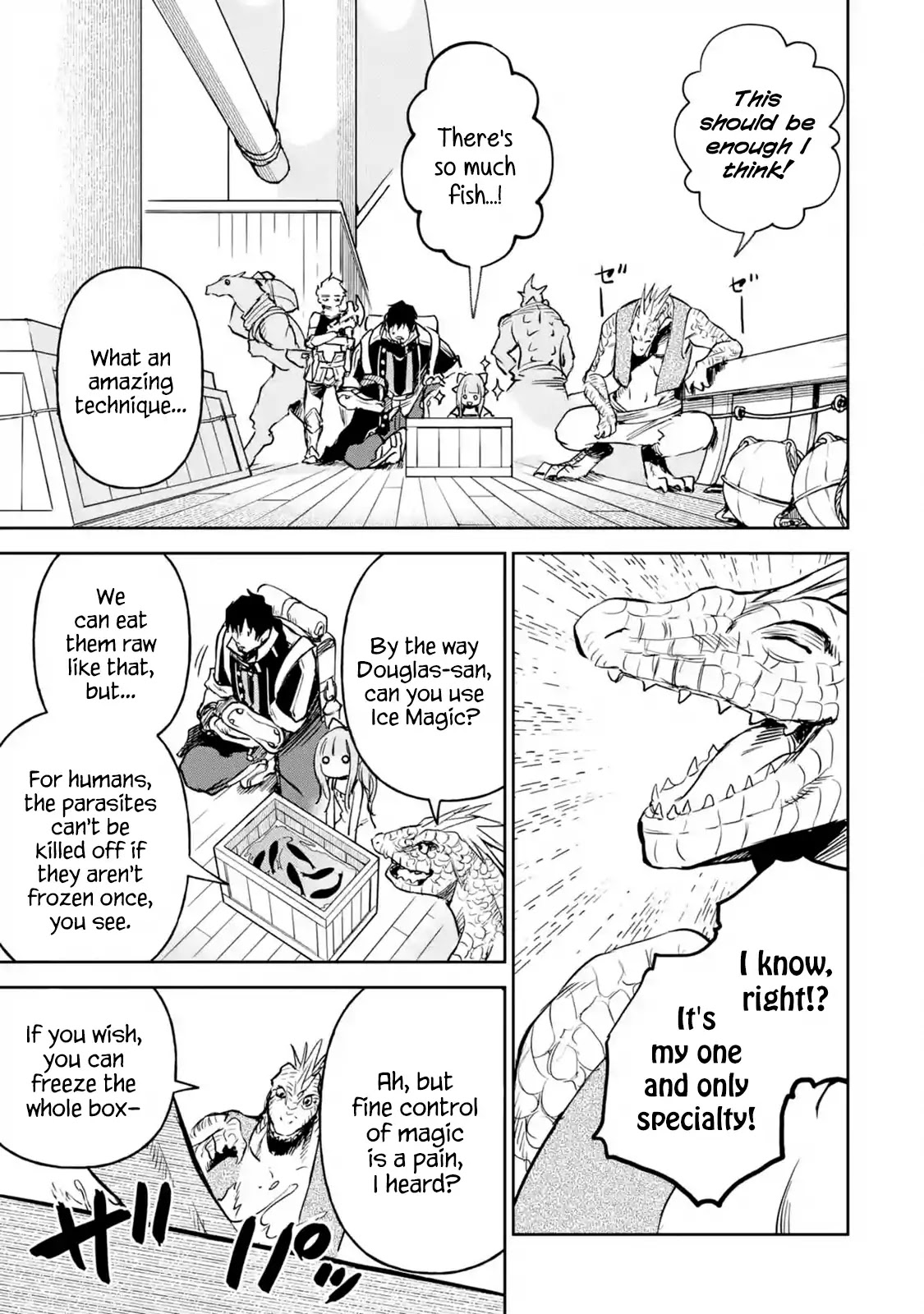 Boukensha License o Hakudatsu Sareta Ossan Dakedo, Manamusume ga Dekita no de Nonbiri Jinsei chapter 14.2 page 5