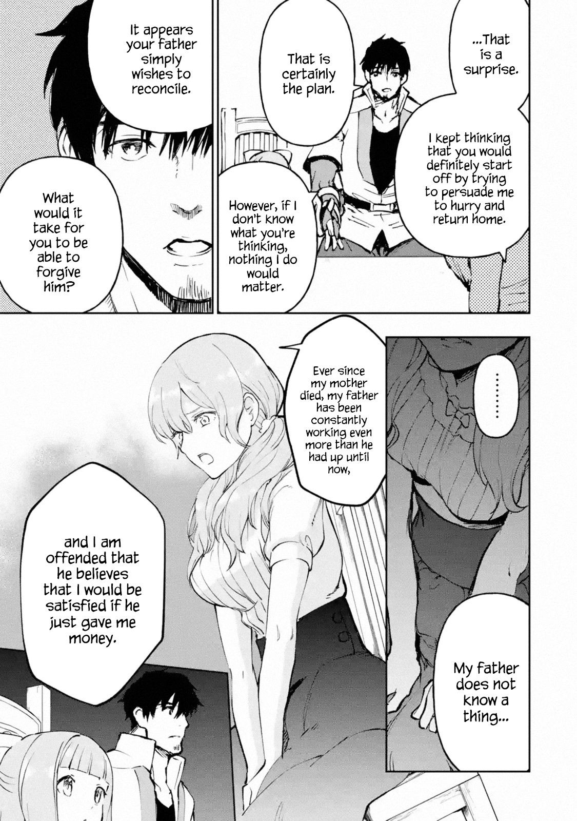 Boukensha License o Hakudatsu Sareta Ossan Dakedo, Manamusume ga Dekita no de Nonbiri Jinsei chapter 16.1 page 37