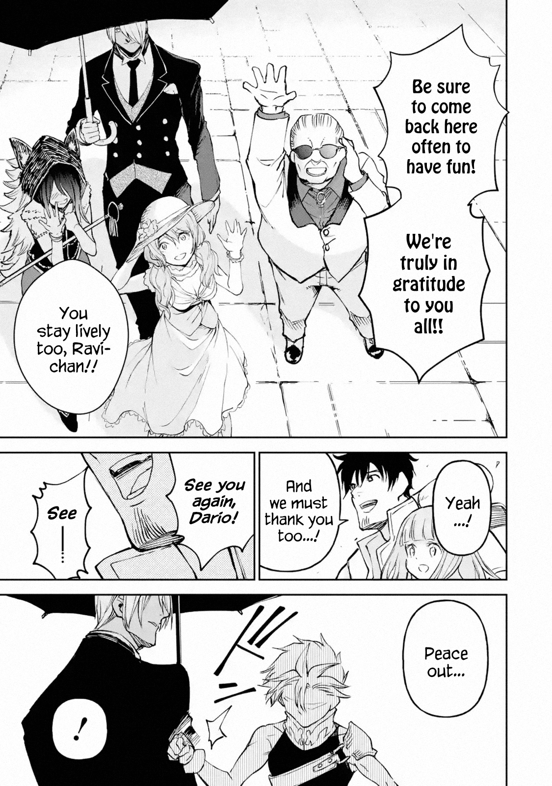 Boukensha License o Hakudatsu Sareta Ossan Dakedo, Manamusume ga Dekita no de Nonbiri Jinsei chapter 17.1 page 33