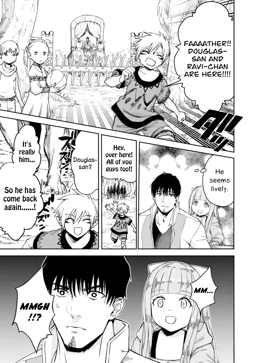 Boukensha License o Hakudatsu Sareta Ossan Dakedo, Manamusume ga Dekita no de Nonbiri Jinsei chapter 29 page 43