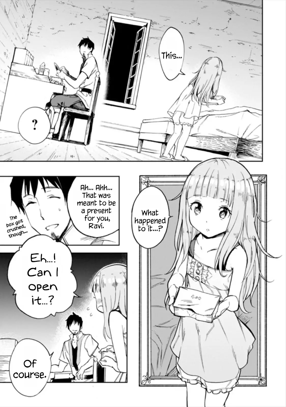 Boukensha License o Hakudatsu Sareta Ossan Dakedo, Manamusume ga Dekita no de Nonbiri Jinsei chapter 3.5 page 5