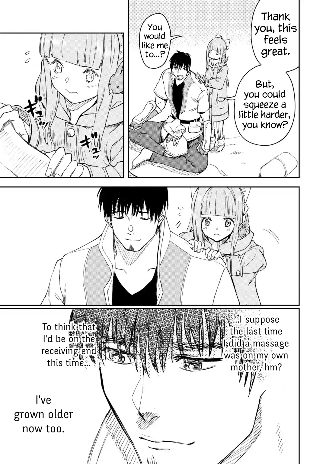 Boukensha License o Hakudatsu Sareta Ossan Dakedo, Manamusume ga Dekita no de Nonbiri Jinsei chapter 33 page 33