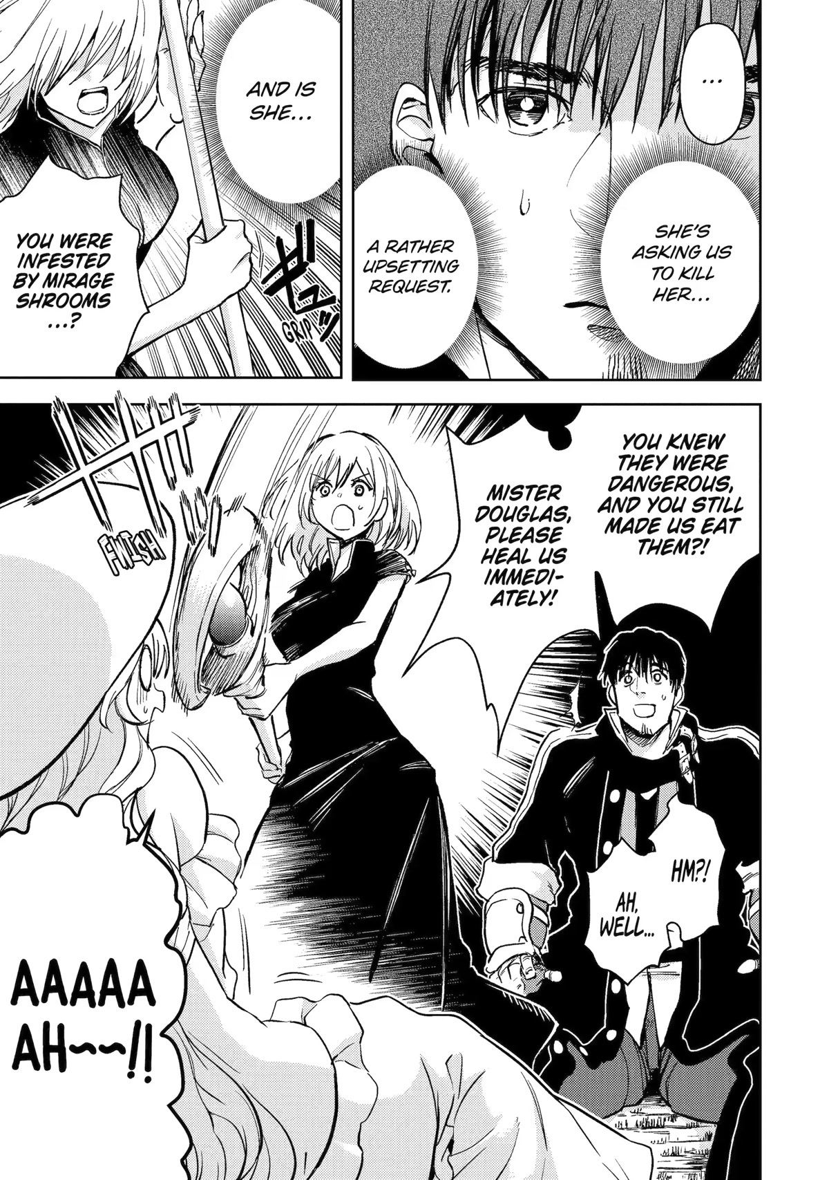 Boukensha License o Hakudatsu Sareta Ossan Dakedo, Manamusume ga Dekita no de Nonbiri Jinsei chapter 36 page 3