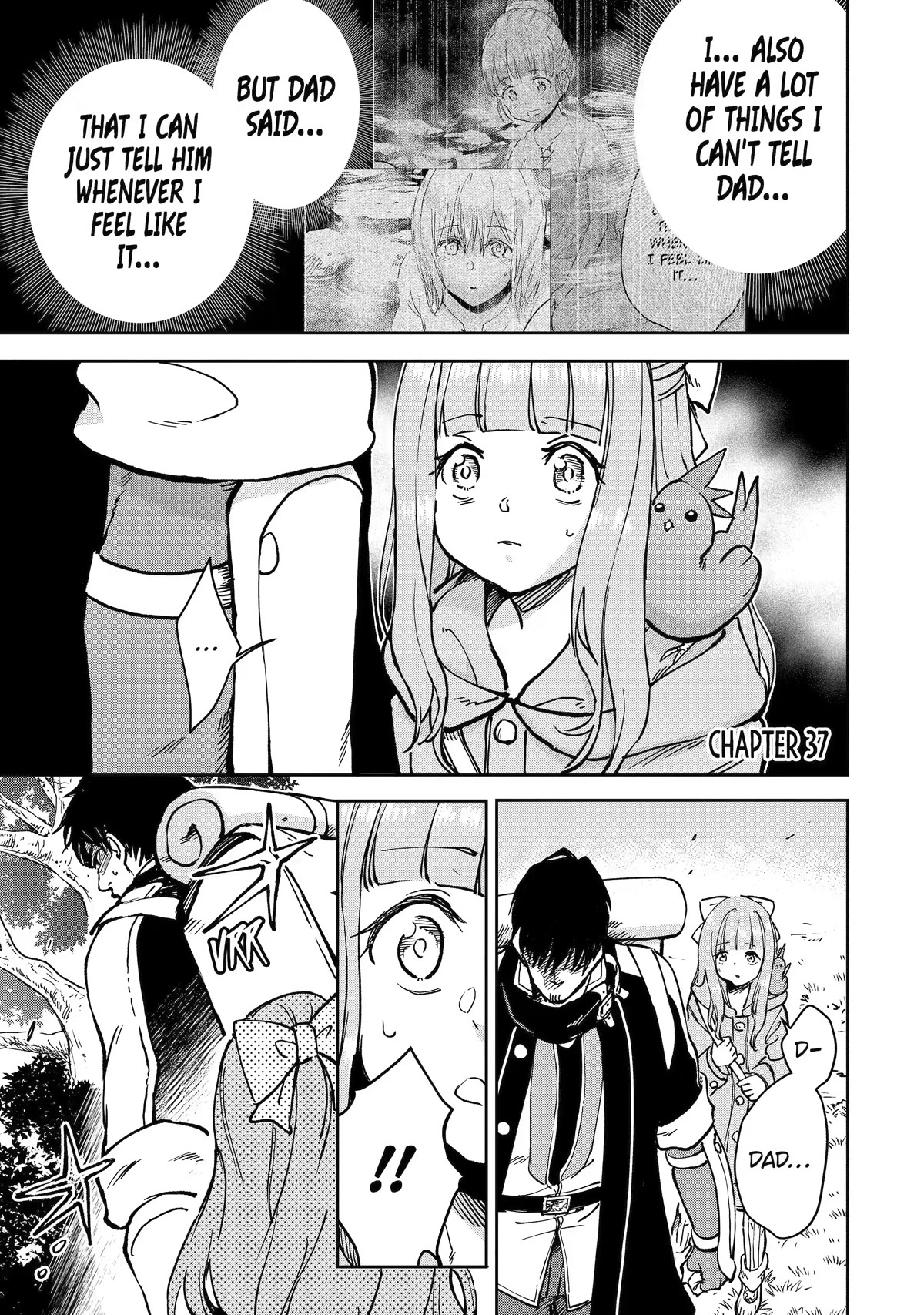 Boukensha License o Hakudatsu Sareta Ossan Dakedo, Manamusume ga Dekita no de Nonbiri Jinsei chapter 37 page 1