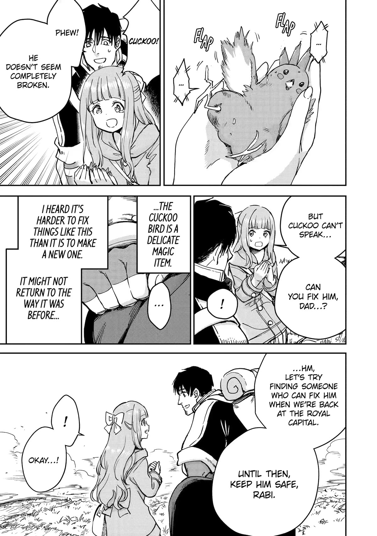 Boukensha License o Hakudatsu Sareta Ossan Dakedo, Manamusume ga Dekita no de Nonbiri Jinsei chapter 37 page 23