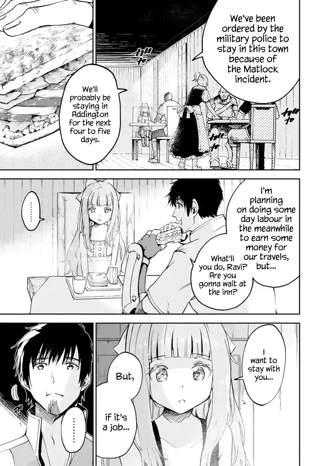 Boukensha License o Hakudatsu Sareta Ossan Dakedo, Manamusume ga Dekita no de Nonbiri Jinsei chapter 4.1 page 1