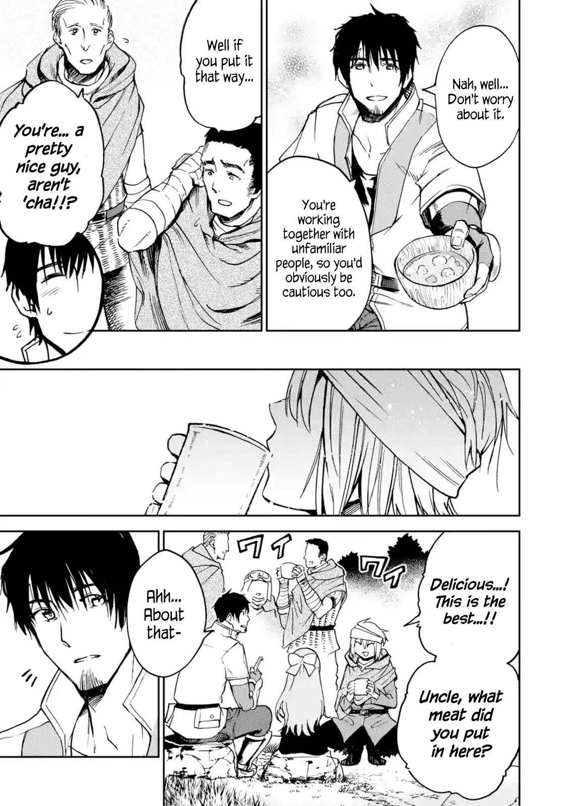 Boukensha License o Hakudatsu Sareta Ossan Dakedo, Manamusume ga Dekita no de Nonbiri Jinsei chapter 4.1 page 11