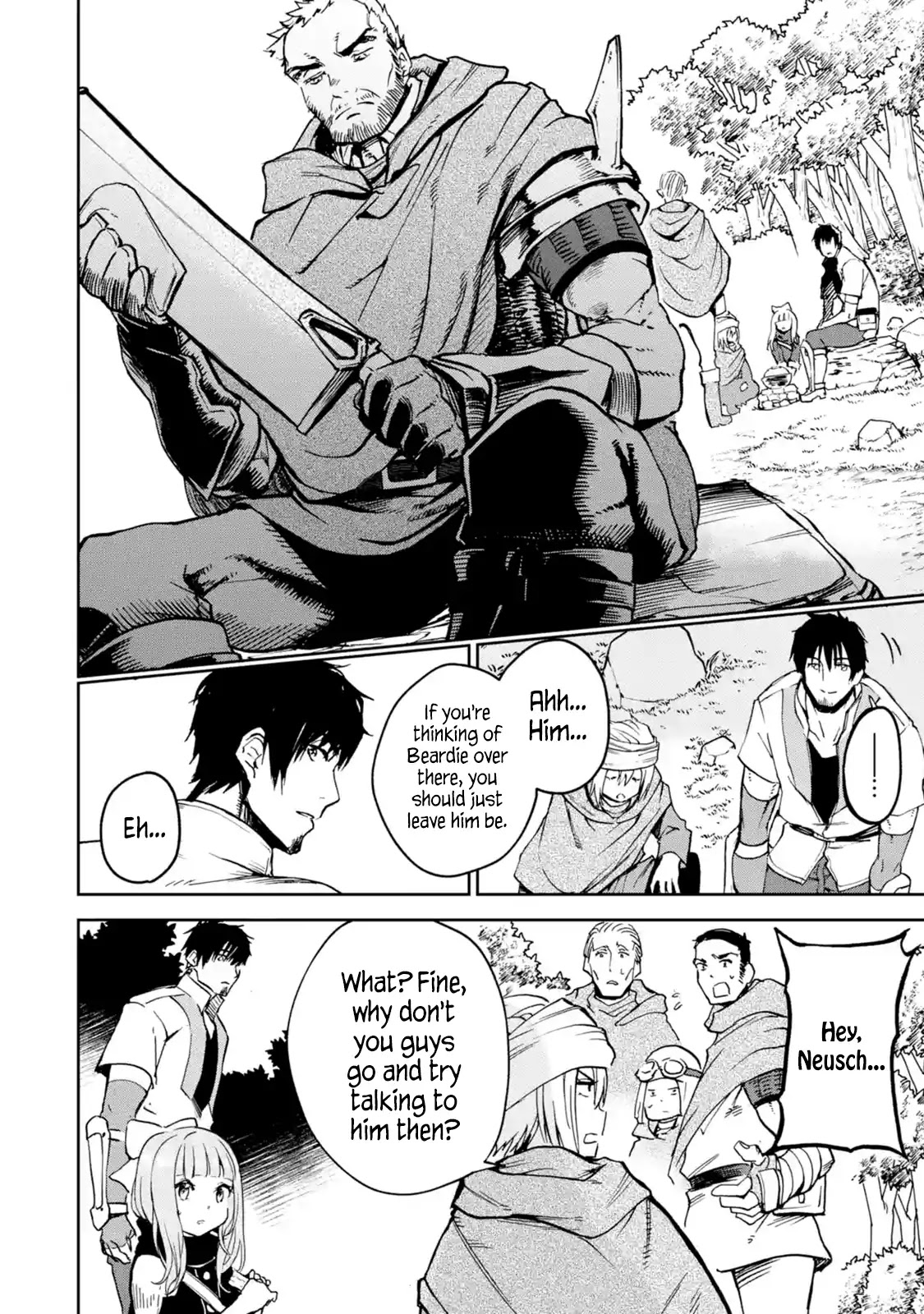 Boukensha License o Hakudatsu Sareta Ossan Dakedo, Manamusume ga Dekita no de Nonbiri Jinsei chapter 4.1 page 12