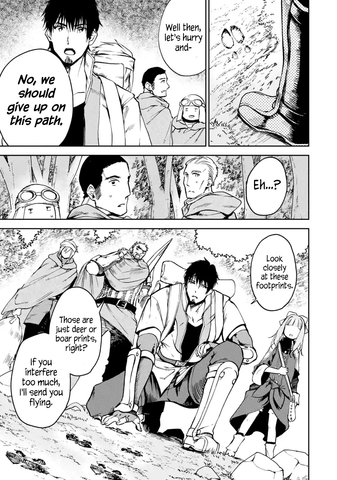 Boukensha License o Hakudatsu Sareta Ossan Dakedo, Manamusume ga Dekita no de Nonbiri Jinsei chapter 4.1 page 17