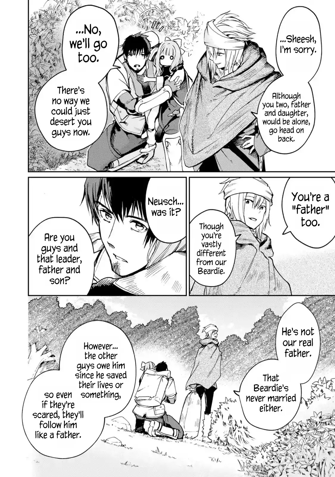 Boukensha License o Hakudatsu Sareta Ossan Dakedo, Manamusume ga Dekita no de Nonbiri Jinsei chapter 4.1 page 22