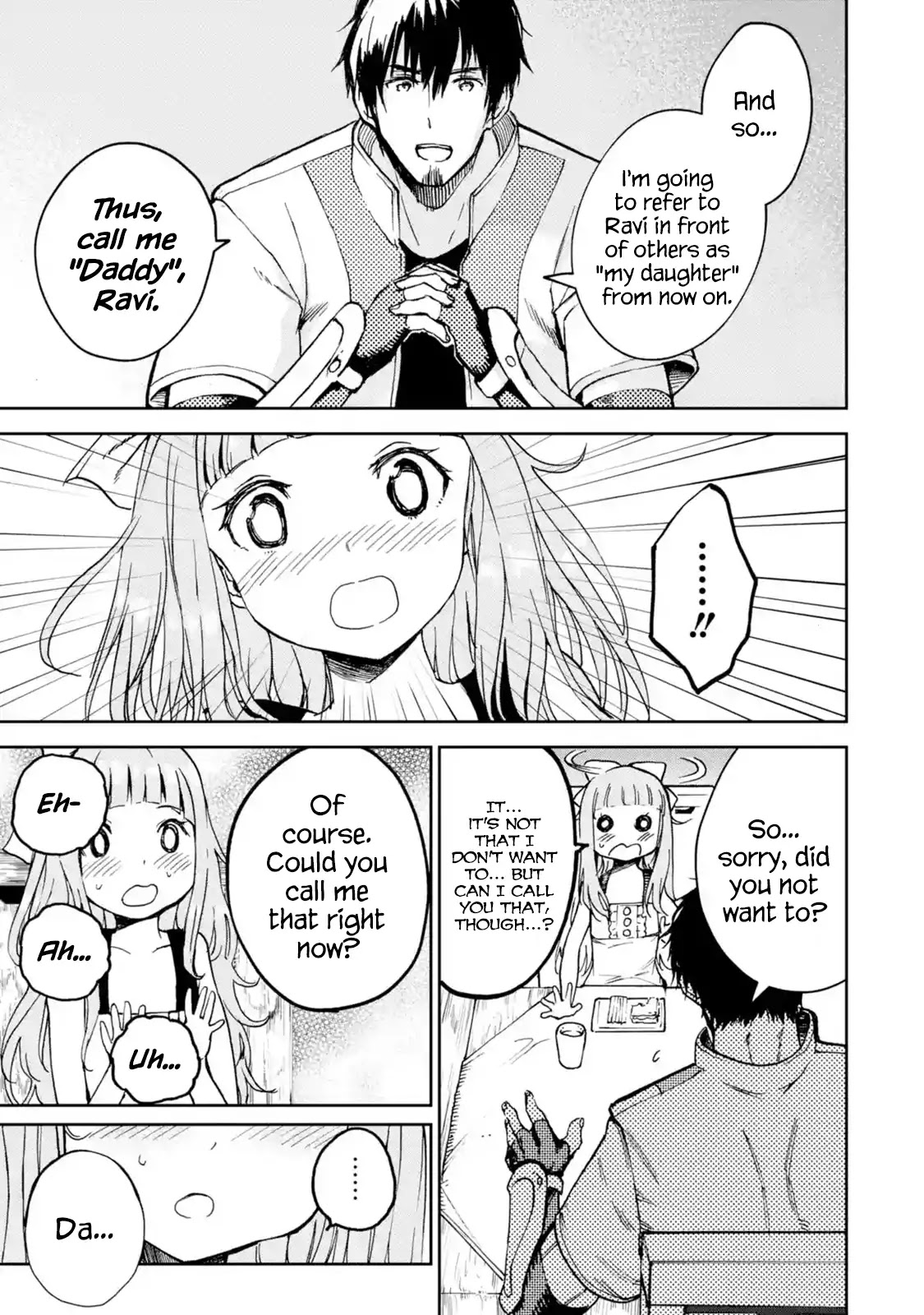 Boukensha License o Hakudatsu Sareta Ossan Dakedo, Manamusume ga Dekita no de Nonbiri Jinsei chapter 4.1 page 3