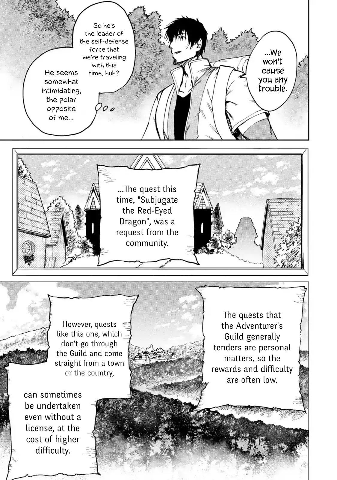 Boukensha License o Hakudatsu Sareta Ossan Dakedo, Manamusume ga Dekita no de Nonbiri Jinsei chapter 4.1 page 7