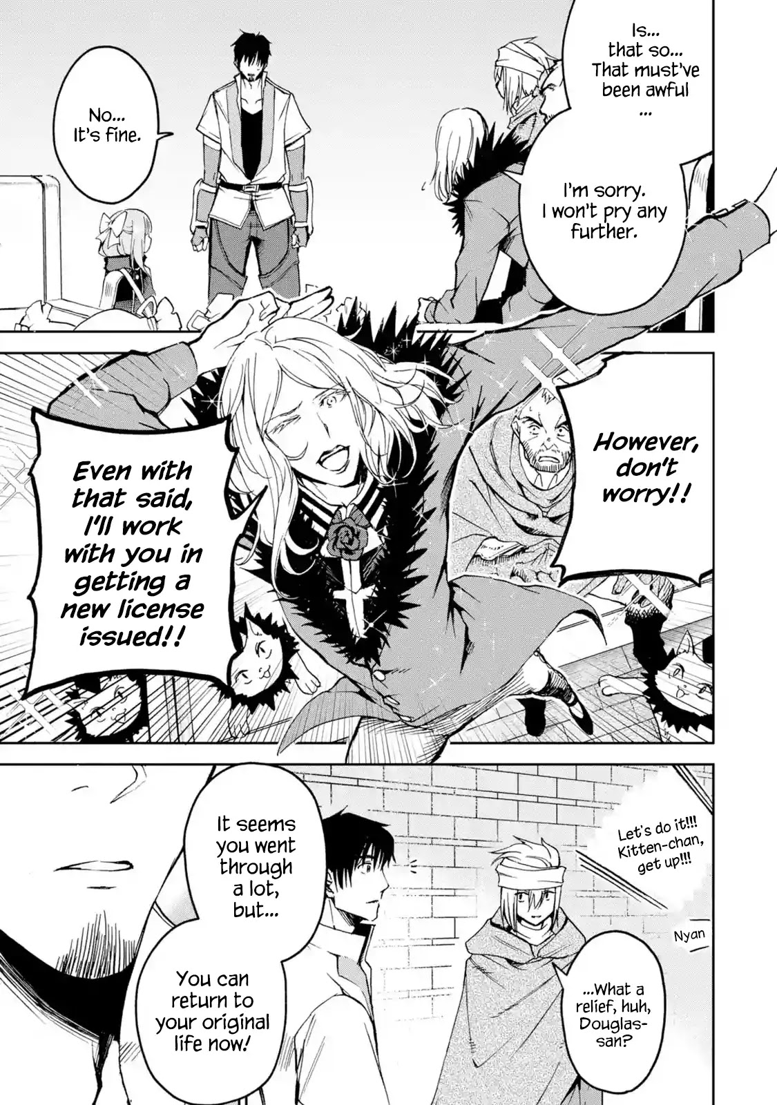 Boukensha License o Hakudatsu Sareta Ossan Dakedo, Manamusume ga Dekita no de Nonbiri Jinsei chapter 5.2 page 3