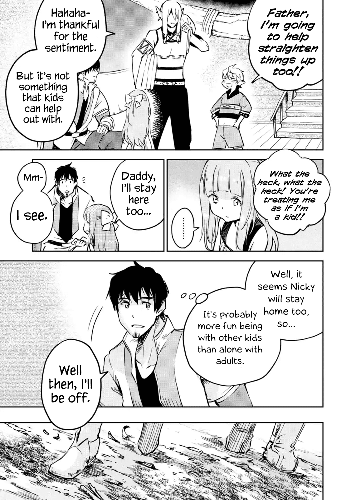 Boukensha License o Hakudatsu Sareta Ossan Dakedo, Manamusume ga Dekita no de Nonbiri Jinsei chapter 7.1 page 20