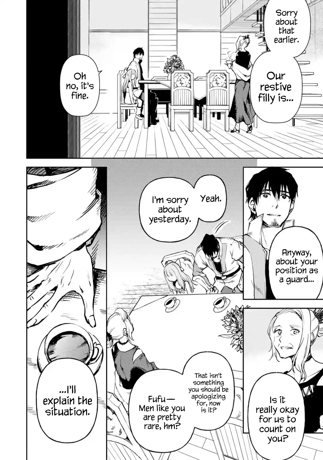 Boukensha License o Hakudatsu Sareta Ossan Dakedo, Manamusume ga Dekita no de Nonbiri Jinsei chapter 9.1 page 12