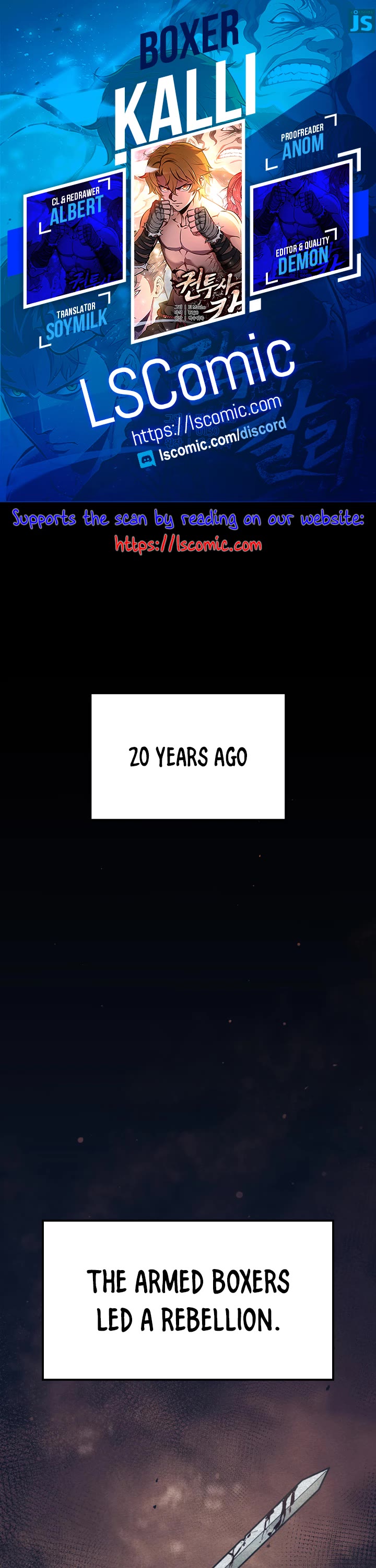 Boxer Kali chapter 2 page 1