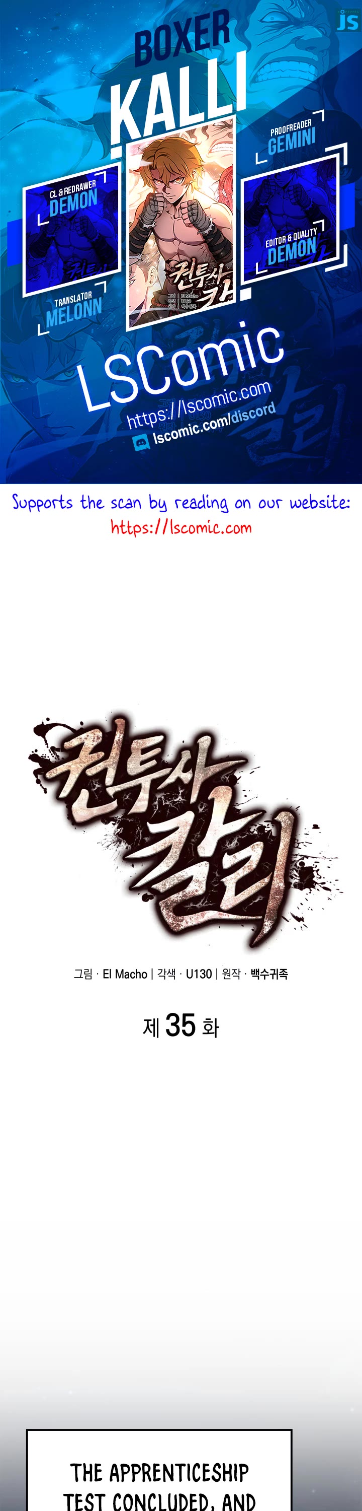 Boxer Kali chapter 35 page 1