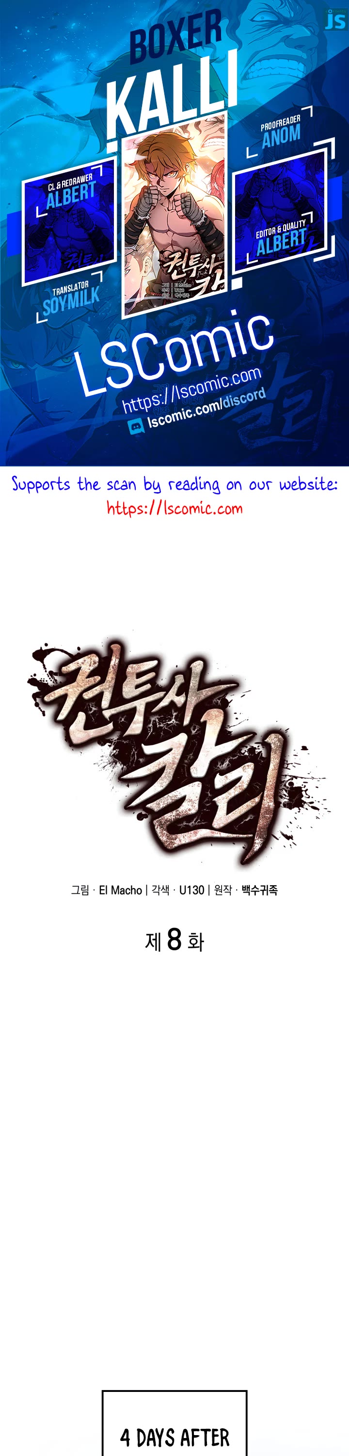 Boxer Kali chapter 8 page 1