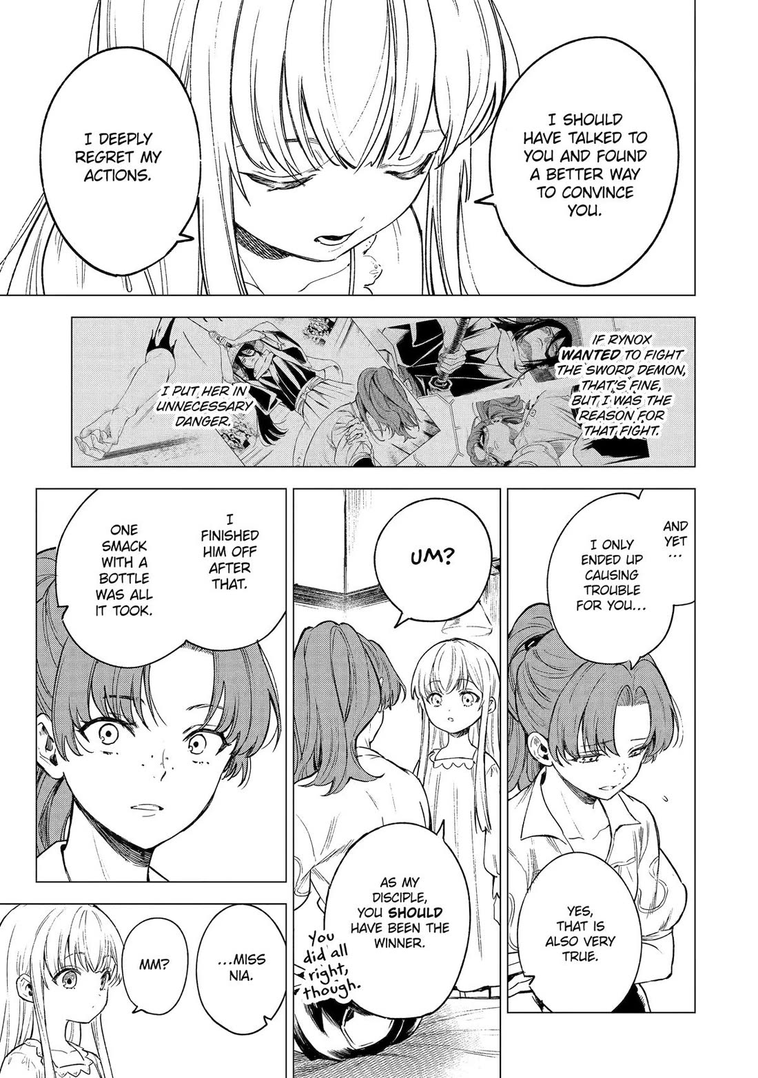 Brutal Daughter Nia Liston: A Splendid Matchless Record of a God-Slaying Warrior Reincarnated as a Sickly Daughter chapter 10 page 12