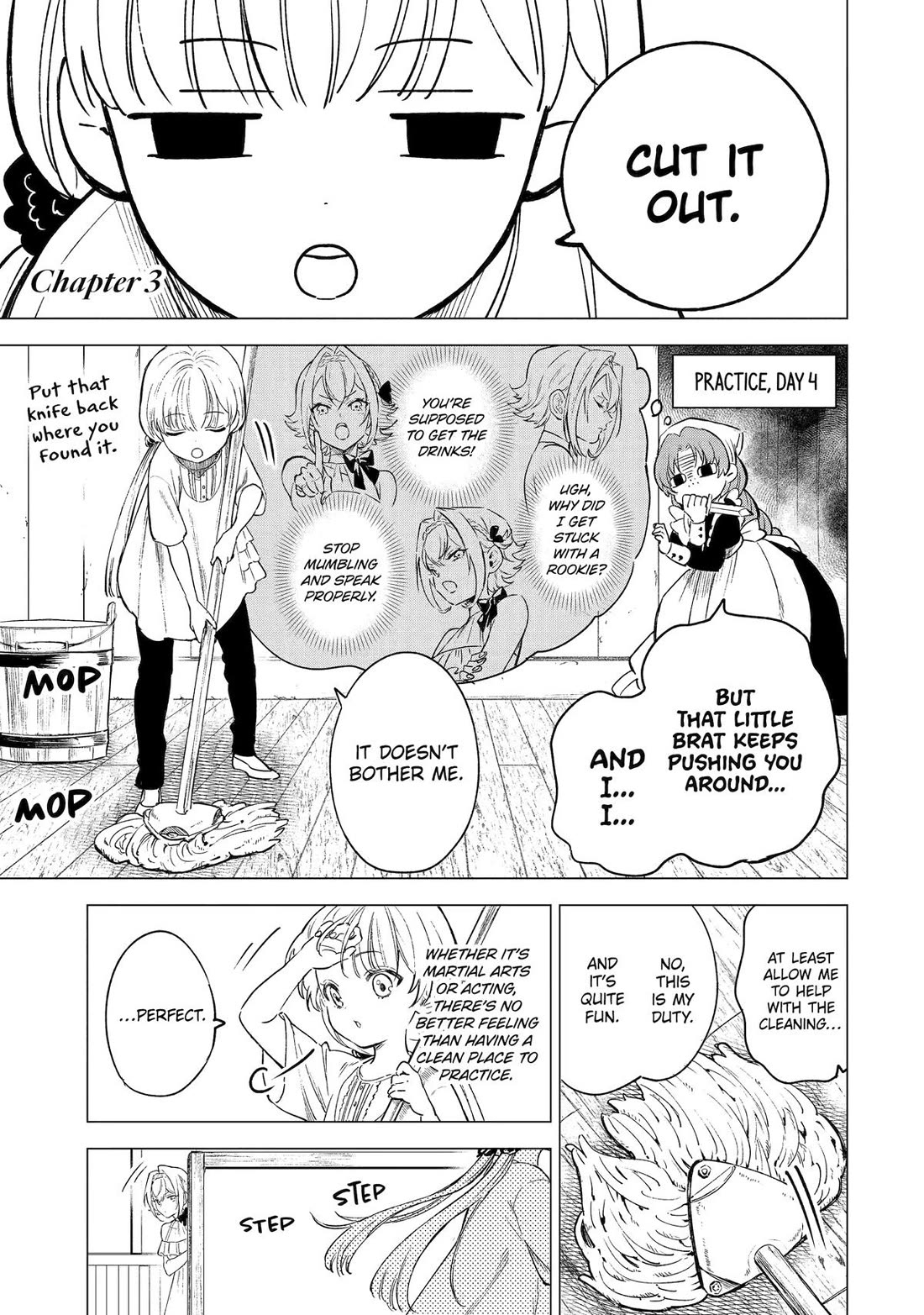 Brutal Daughter Nia Liston: A Splendid Matchless Record of a God-Slaying Warrior Reincarnated as a Sickly Daughter chapter 3 page 1