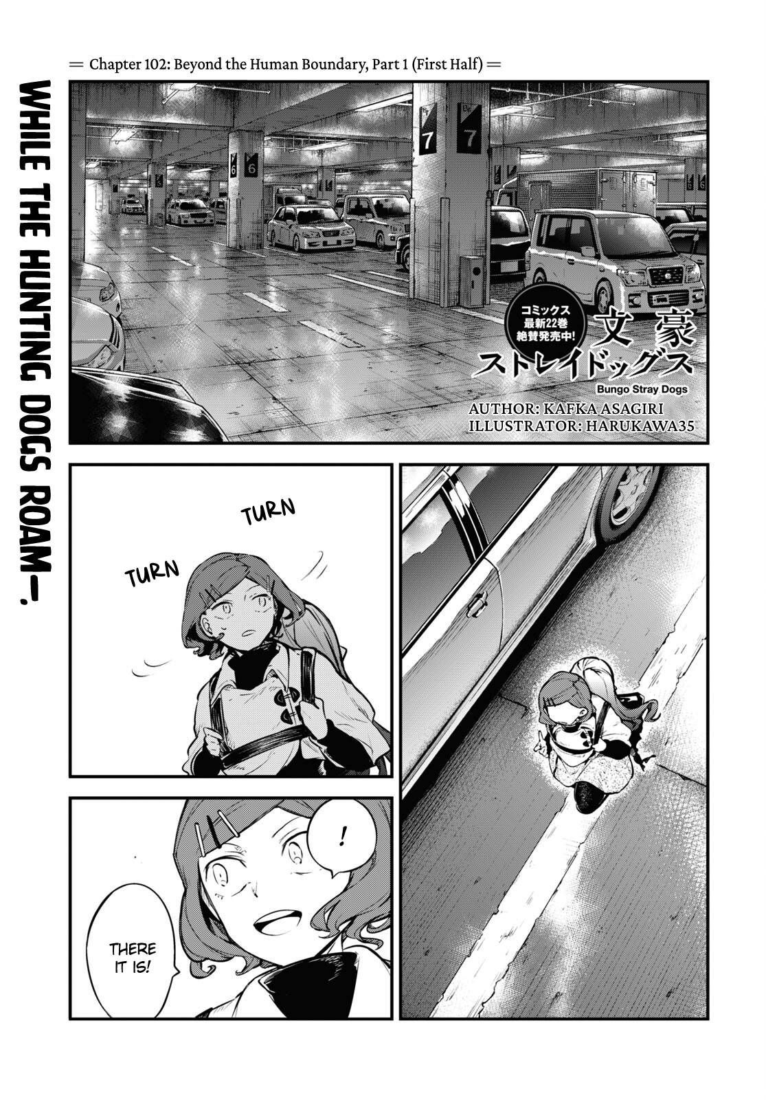 Bungo Stray Dogs chapter 102 page 1