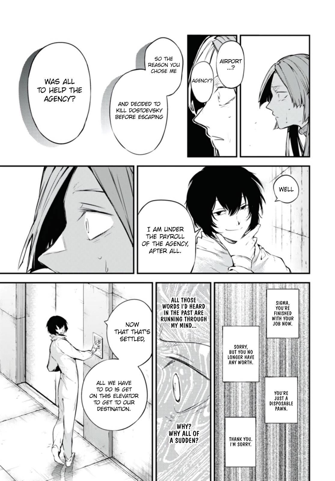 Bungo Stray Dogs chapter 105.5 page 5