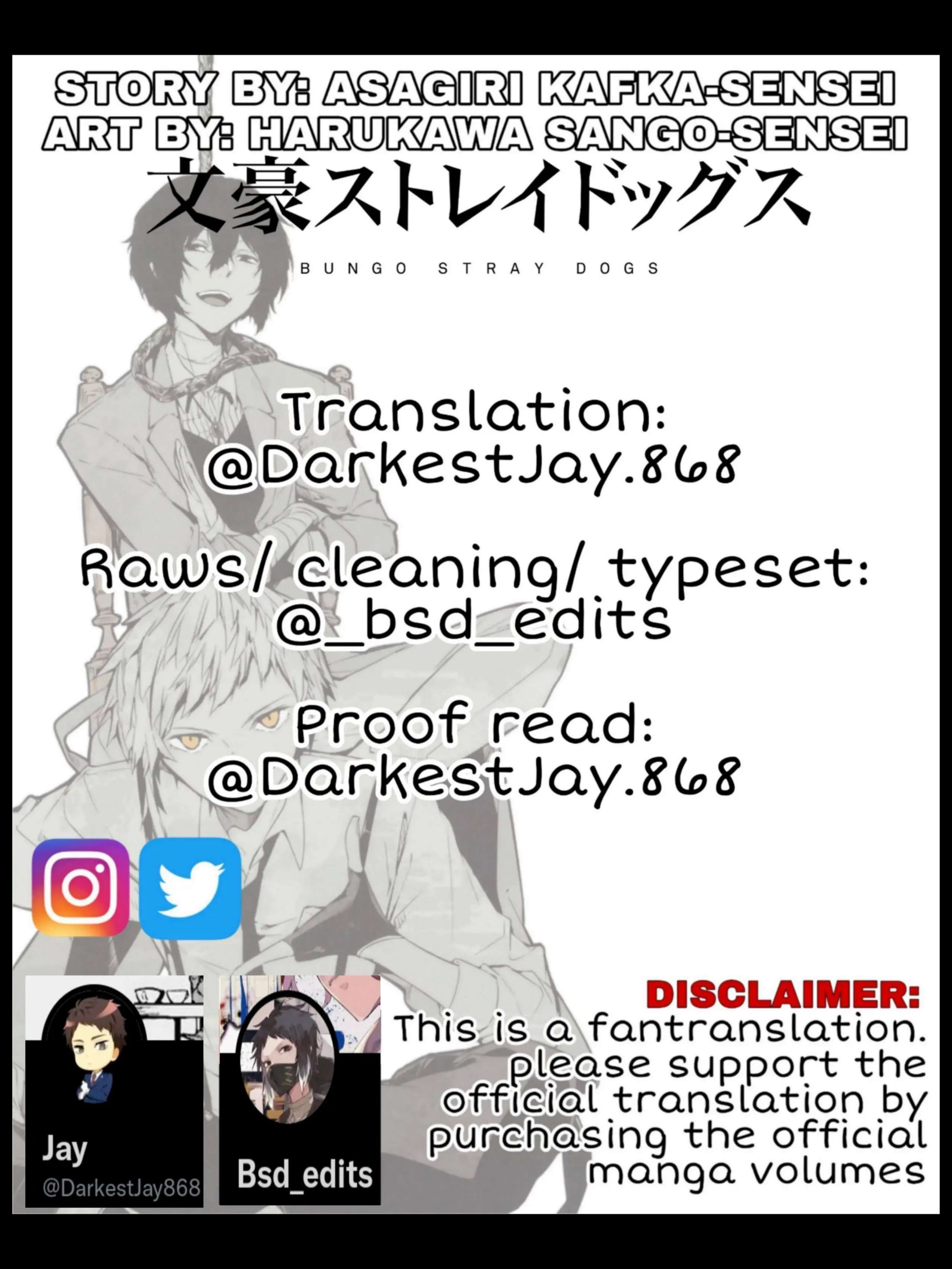 Bungo Stray Dogs chapter 107.5 page 11