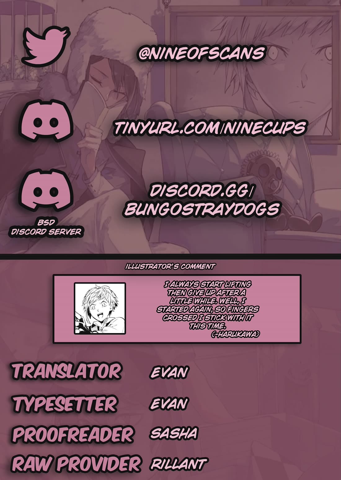 Bungo Stray Dogs chapter 114.5 page 1