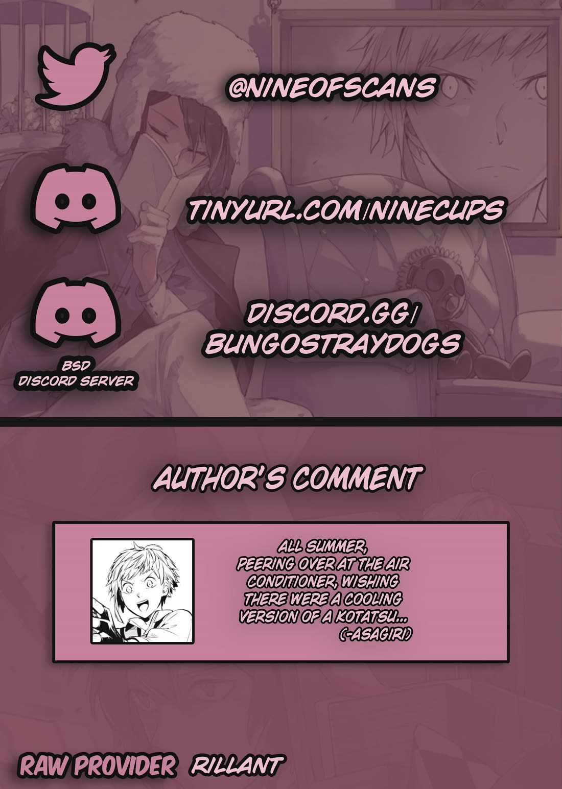 Bungo Stray Dogs chapter 117 page 1