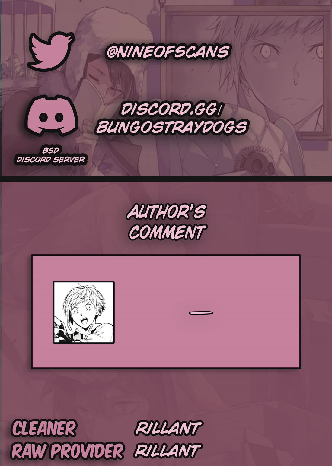 Bungo Stray Dogs chapter 121.5 page 1