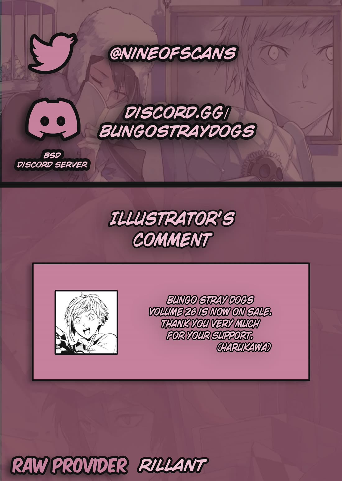 Bungo Stray Dogs chapter 121 page 1