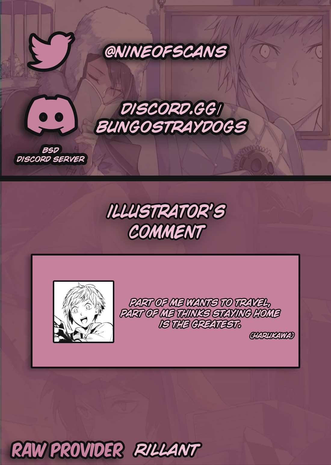 Bungo Stray Dogs chapter 123.5 page 1