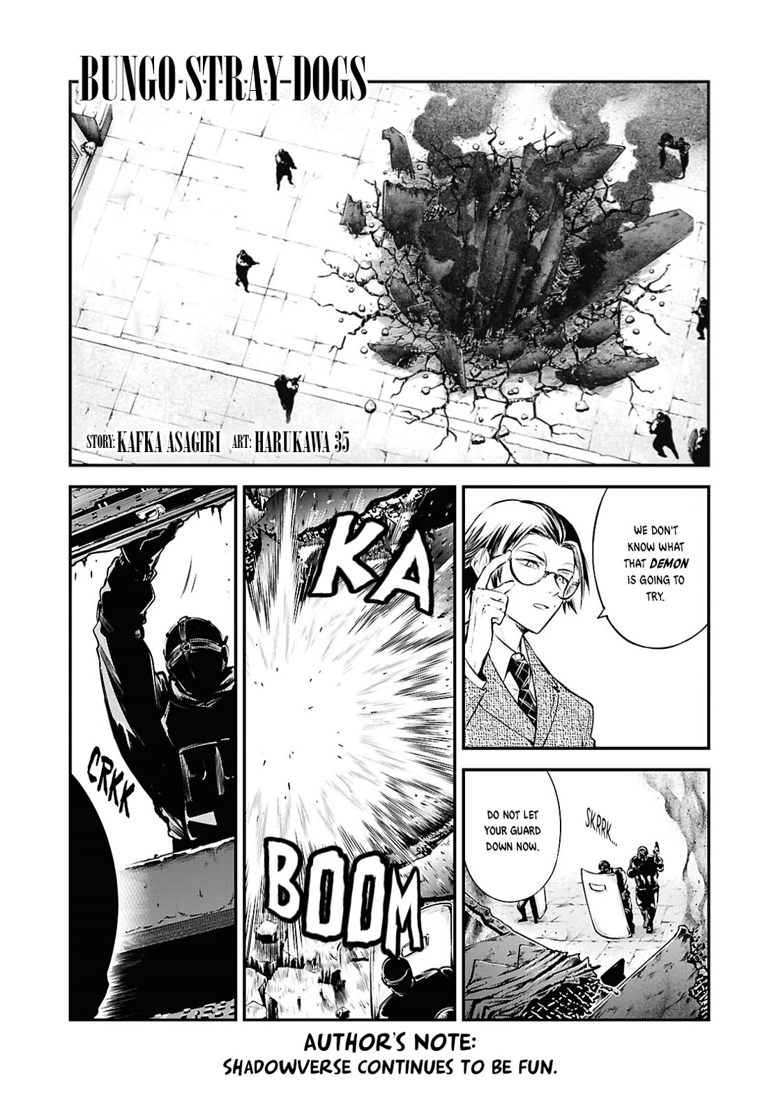 Bungo Stray Dogs chapter 127 page 1