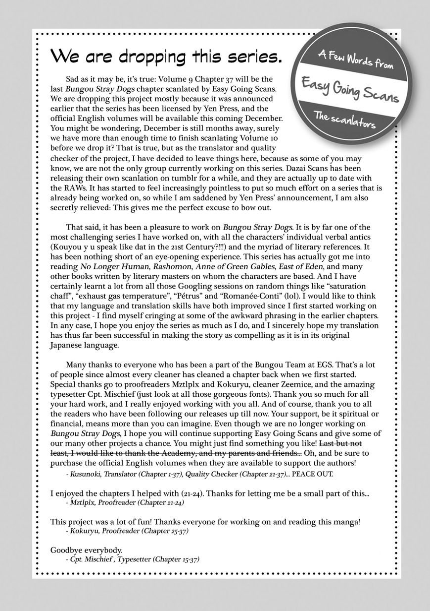 Bungo Stray Dogs chapter 37 page 39