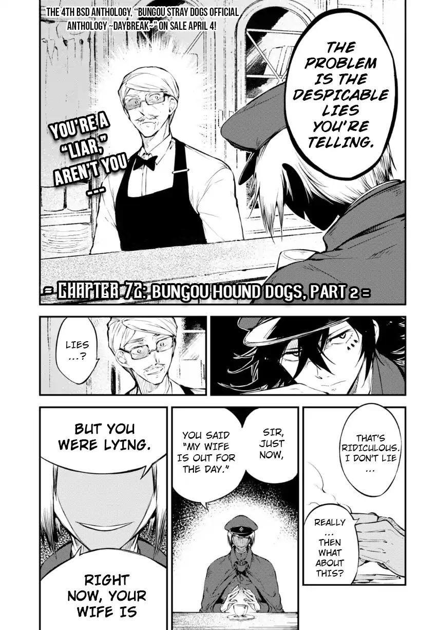 Bungo Stray Dogs chapter 72 page 1