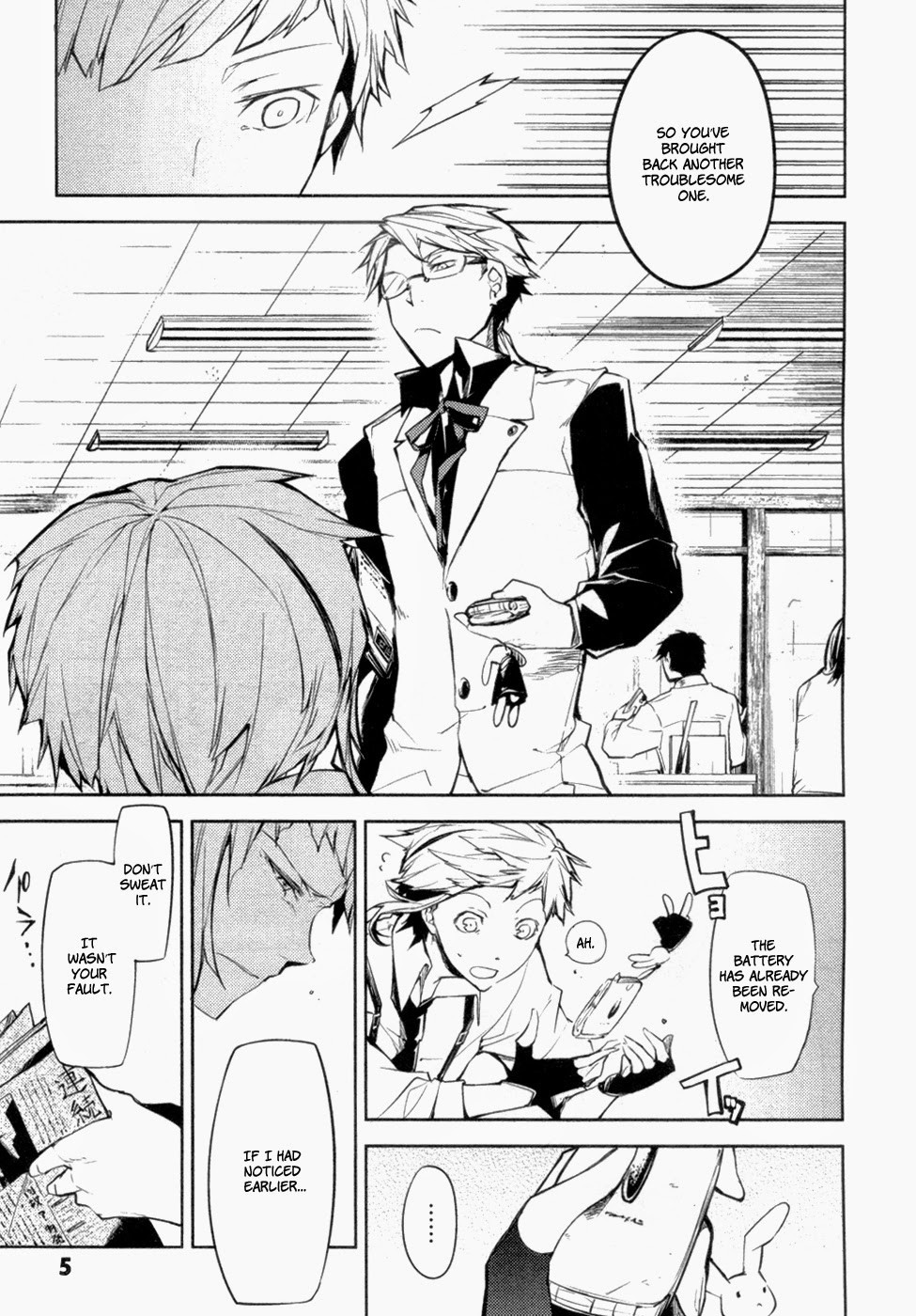Bungo Stray Dogs chapter 9 page 5