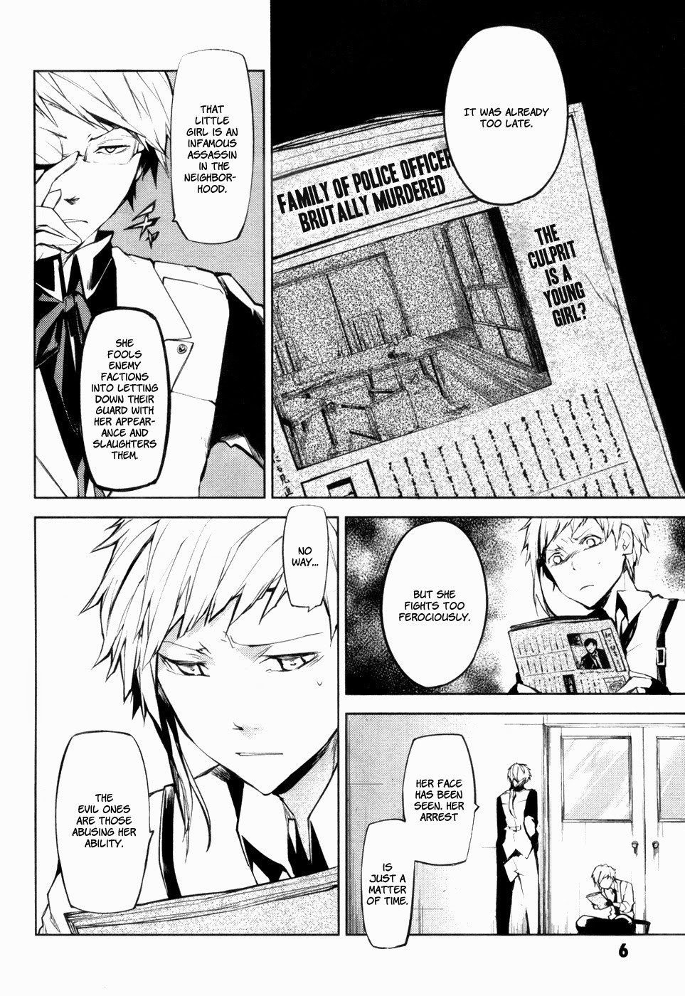 Bungo Stray Dogs chapter 9 page 6