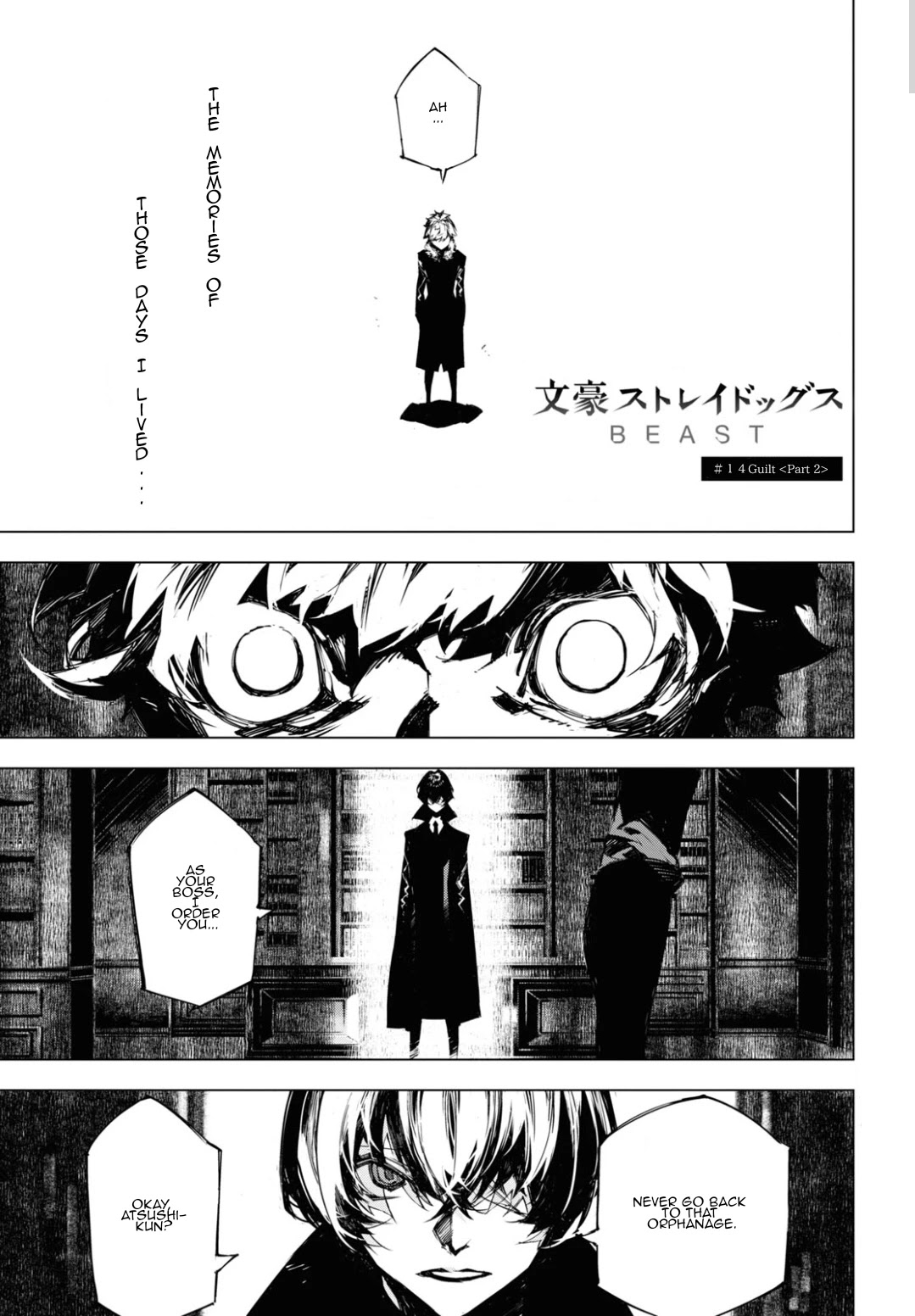 Bungou Stray Dogs Beast chapter 14.5 page 1