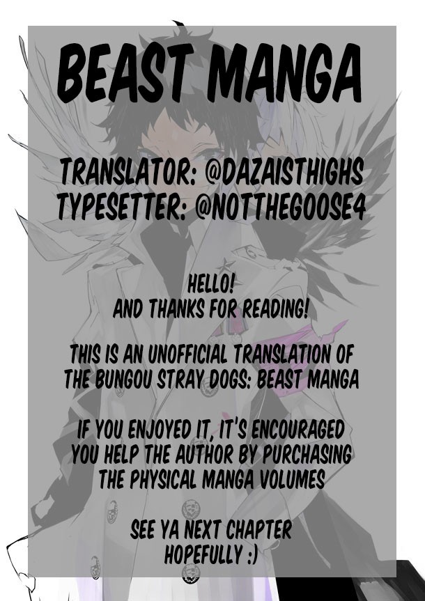 Bungou Stray Dogs Beast chapter 4.2 page 26