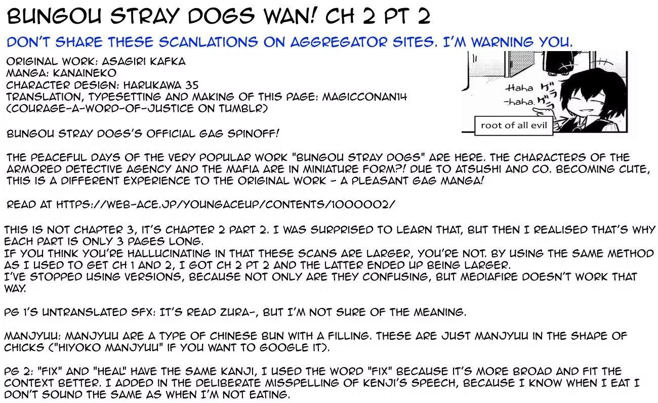 Bungou Stray Dogs Wan! chapter 2.2 page 4