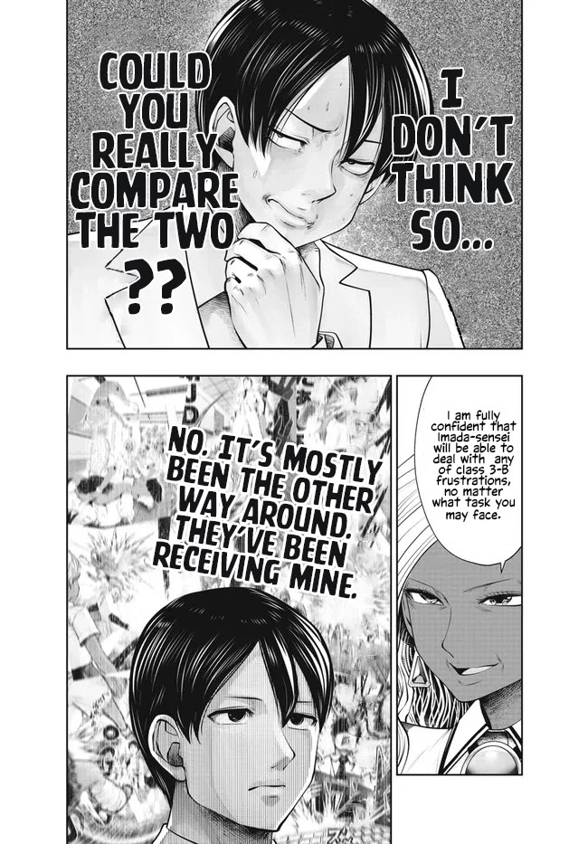 Burakku Gakkou ni Tsutomete Shimatta Sensei chapter 28 page 14