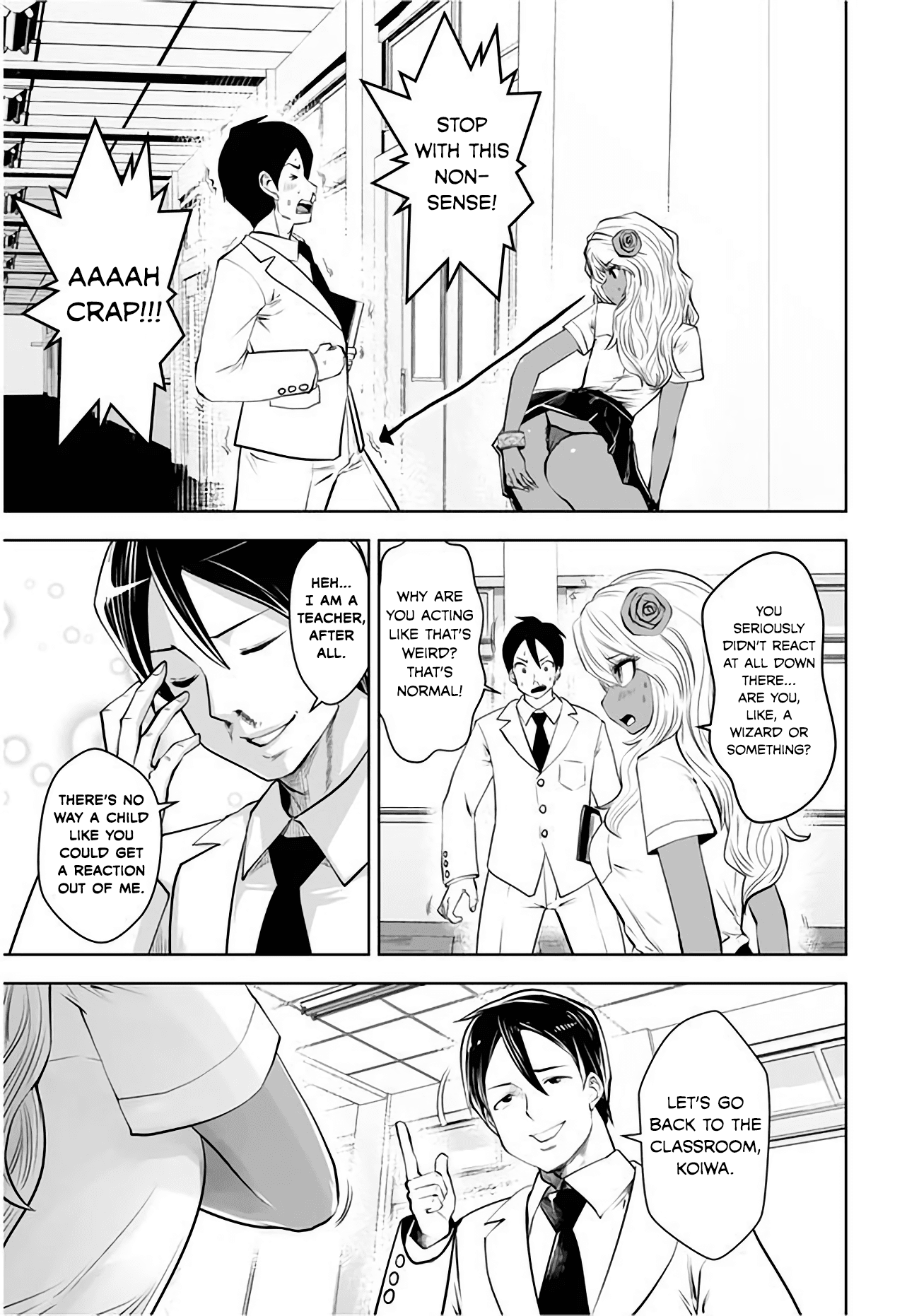 Burakku Gakkou ni Tsutomete Shimatta Sensei chapter 3 page 3