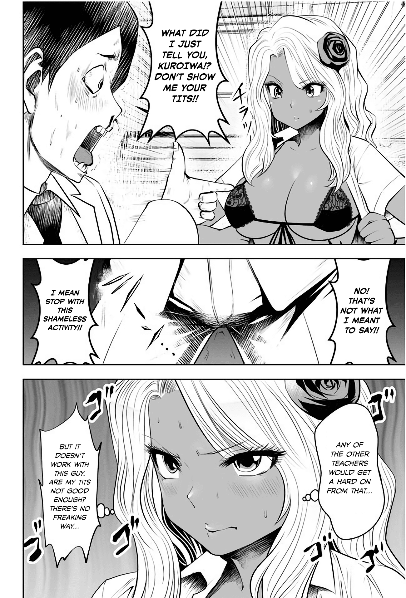 Burakku Gakkou ni Tsutomete Shimatta Sensei chapter 3 page 6