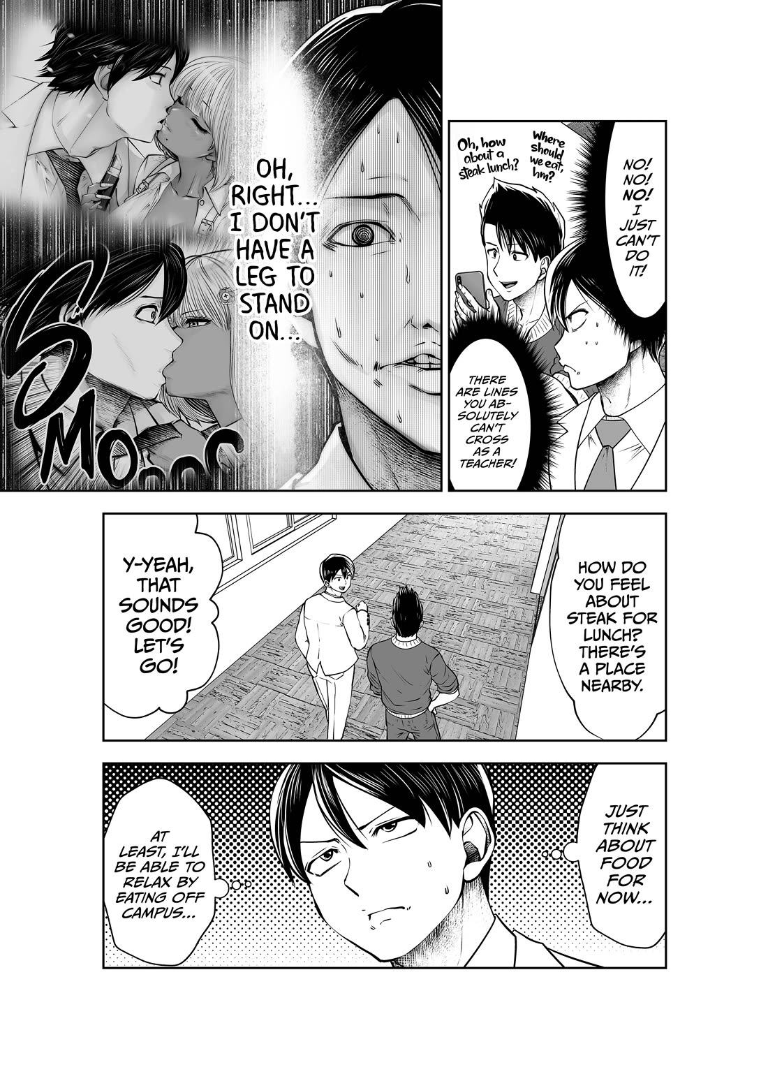 Burakku Gakkou ni Tsutomete Shimatta Sensei chapter 32 page 10