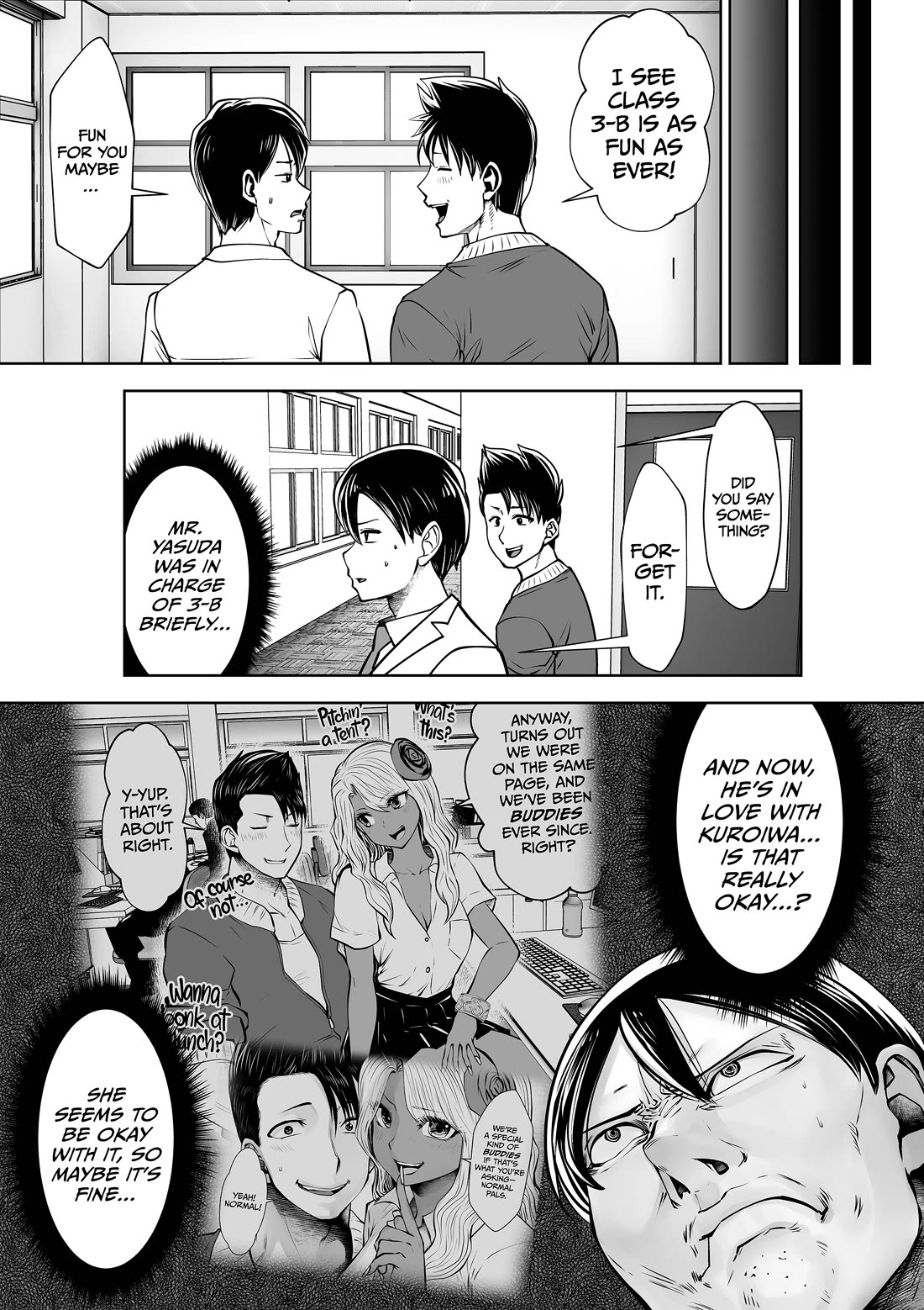 Burakku Gakkou ni Tsutomete Shimatta Sensei chapter 32 page 9