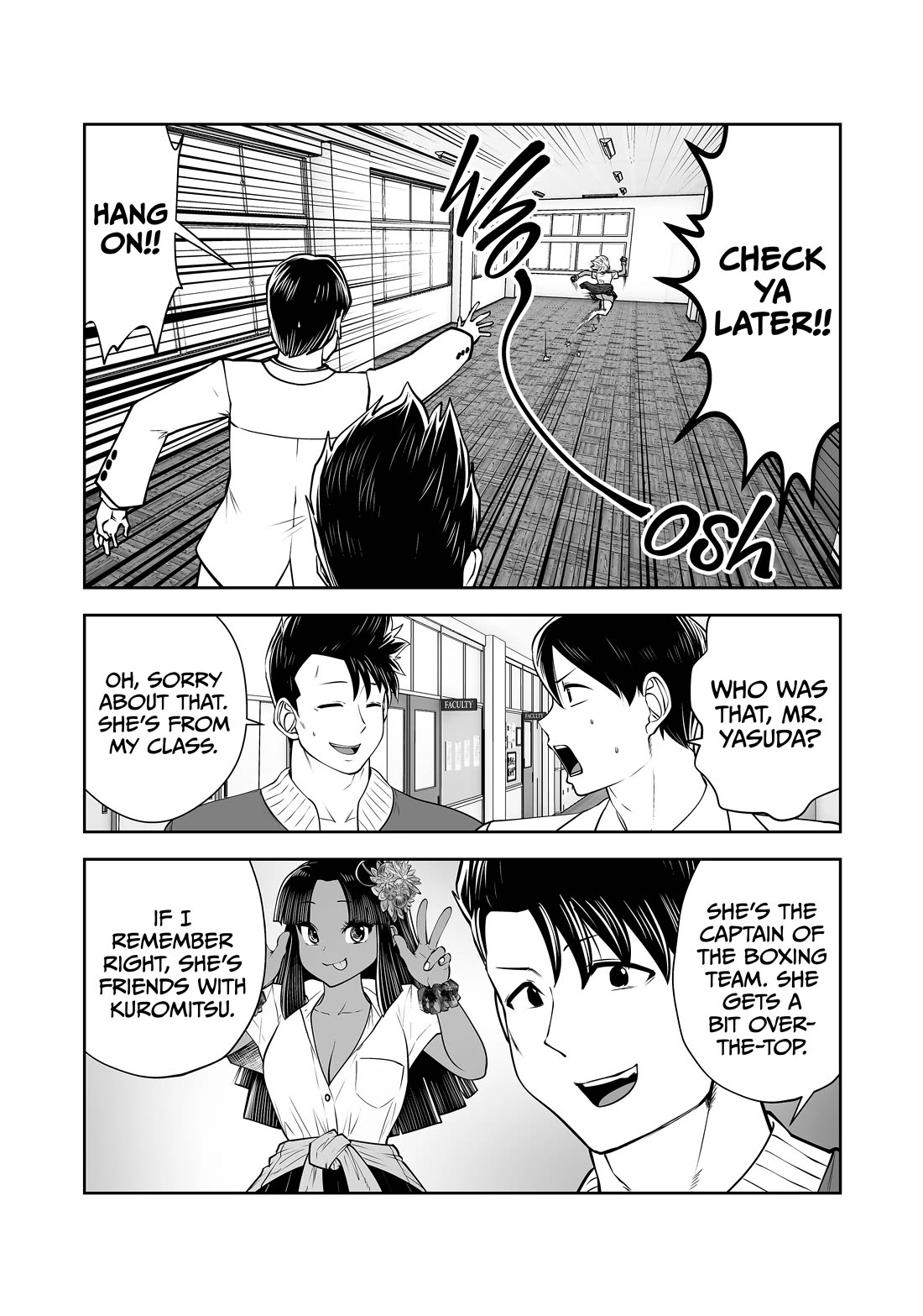 Burakku Gakkou ni Tsutomete Shimatta Sensei chapter 36 page 3