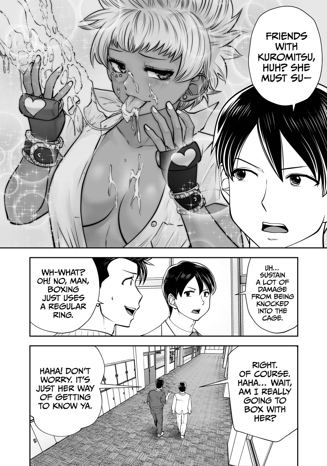 Burakku Gakkou ni Tsutomete Shimatta Sensei chapter 36 page 4